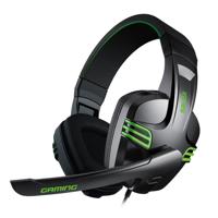 Salar KX101 3 5 mm bedrade oortelefoon gaming headset PC Gamer stereo hoofdtelefoon met microfoon voor computer (zwart)
