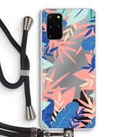 Tropisch: Samsung Galaxy S20 Plus Transparant Hoesje met koord