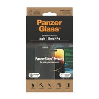 iPhone 14 Pro PanzerGlass Ultra-Wide Fit Privacy EasyAligner Screenprotector - Zwarte Rand - thumbnail