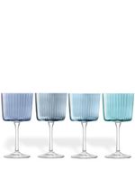 LSA International verres à vin Rainbow (lot de quatre) - Bleu