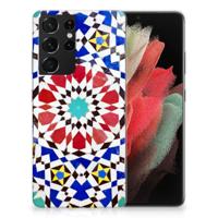 Samsung Galaxy S21 Ultra | TPU | Siliconen hoesje | Mozaïek