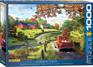 The Country Drive - Dominic Davison Puzzel 1000 Stukjes