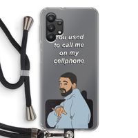 Hotline bling: Samsung Galaxy A32 5G Transparant Hoesje met koord