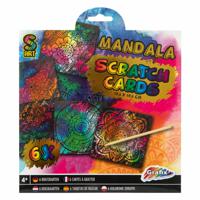 Creative Craft Group Scratch Kaarten, 6st. Mandala - thumbnail