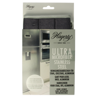 Hagerty Microfiber gloves stainless steel 1 Stuks