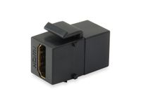 Equip 769402 tussenstuk voor kabels HDMI Zwart - thumbnail