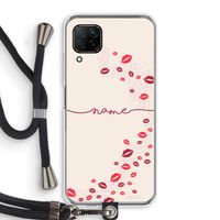Kusjes: Huawei P40 Lite Transparant Hoesje met koord