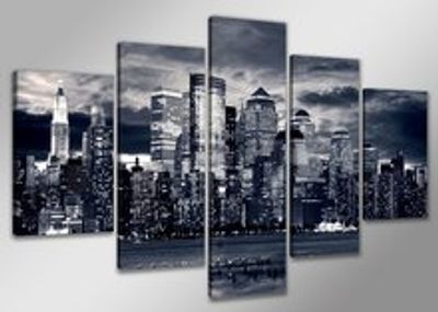 Canvasdoek 5-Delig New York 160x80 cm Canvasdoek 5-Delig New York 160x80 cm