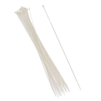 30x stuks Kabelbinders tie-wraps wit 45 cm