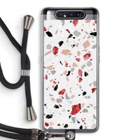 Terrazzo N°12: Samsung Galaxy A80 Transparant Hoesje met koord
