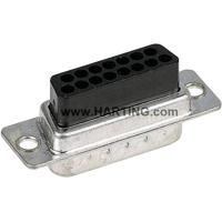 Harting 09 67 050 4701 D-sub female connector 180 ° Aantal polen: 50 Crimpen 1 stuk(s)