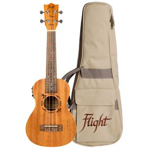 Flight Designer Series DUC523 elektrisch-akoestische concert ukelele met gigbag