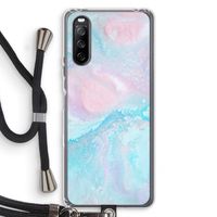 Fantasie pastel: Sony Sony Xperia 10 III Transparant Hoesje met koord