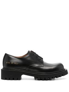 Common Projects chaussures oxford en cuir à lacets - Noir