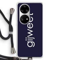 Gijweet: Huawei P50 Pro Transparant Hoesje met koord