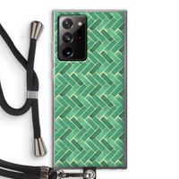 Moroccan tiles 2: Samsung Galaxy Note 20 Ultra / Note 20 Ultra 5G Transparant Hoesje met koord