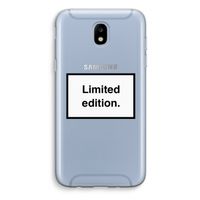 Limited edition: Samsung Galaxy J5 (2017) Transparant Hoesje