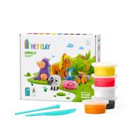 Hey Clay Dieren | Hond, Schaap, Koe, Varken, Konijn & Paard | 15 potjes klei