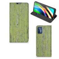 Motorola Moto G9 Plus Book | Wallet Case | Green Wood