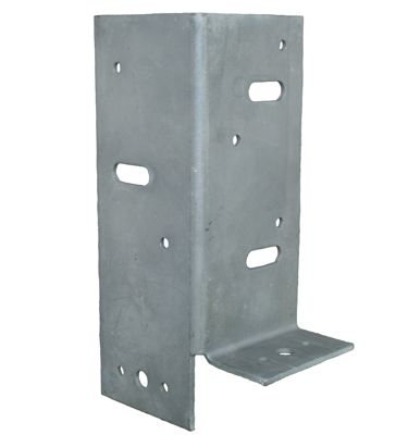 GB paalhouder type B 1 lip 70x70x145mm zink magnesium | 20 stuks - GB73573