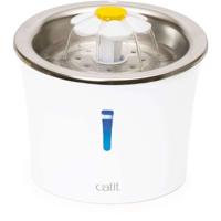 Catit Flower Kattenfontein - 3L - RVS Bovenkant - Met LED - Wit