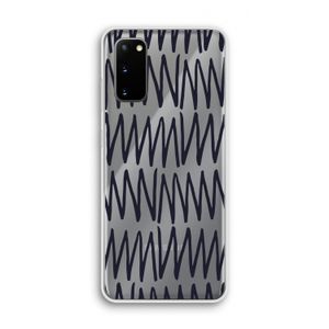 Marrakech Zigzag: Samsung Galaxy S20 Transparant Hoesje