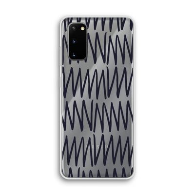 Marrakech Zigzag: Samsung Galaxy S20 Transparant Hoesje