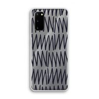 Marrakech Zigzag: Samsung Galaxy S20 Transparant Hoesje
