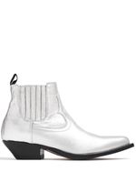 Sonora bottines Hidalgo 35 mm en cuir - Argent - thumbnail