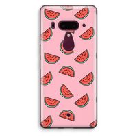 Watermeloen: HTC U12+ Transparant Hoesje