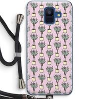 Boompje: Samsung Galaxy A6 (2018) Transparant Hoesje met koord