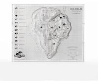 Jurassic Park Topographic Map Isla Nublar