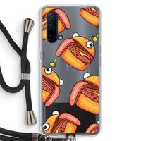 Hamburger: OnePlus Nord CE 5G Transparant Hoesje met koord