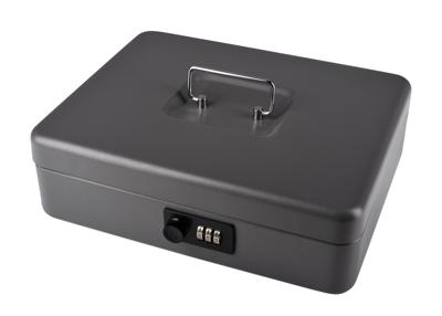 Geldkist pavo cijferslot 300x240x90mm donkergrijs