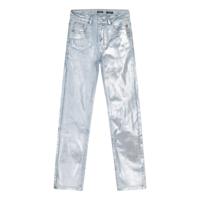 Indian Blue Jeans Meisjes jeans broek straight fit - Zilver grijs