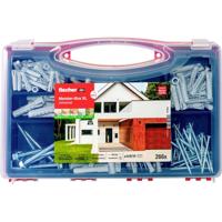 Fischer 577866 Meister-Box XL Universal + S Assortimentsdoos pluggen 30 mm, 40 mm, 50 mm 266 onderdelen