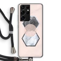 Creatieve toets: Samsung Galaxy S21 Ultra Transparant Hoesje met koord