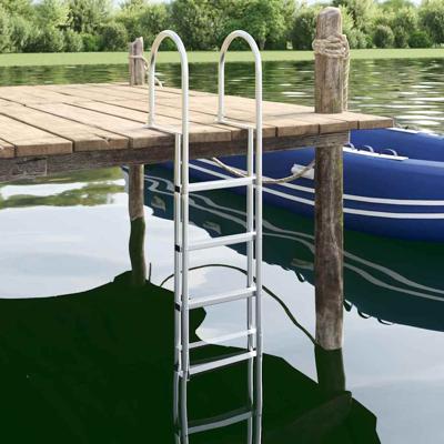 xl Dock ladder Zilver 45 x 11.5 x 190 cm Aluminium