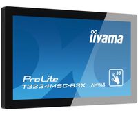 iiyama ProLite T3234MSC-B3X 80 cm (31.5") 1920 x 1080 Pixels Multi-touch Multi-gebruiker Zwart - thumbnail