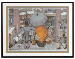 Grafix Diamond Painting Anton Pieck Etalage 40x50cm