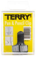 Terry Clip tbv 2 pennen/potlood zilverkleurig
