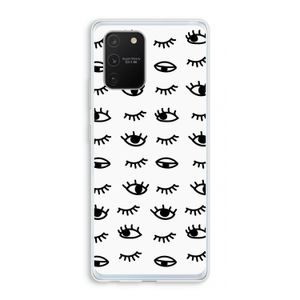 Eye pattern #2: Samsung Galaxy S10 Lite Transparant Hoesje