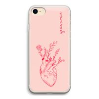 Blooming Heart: iPhone 7 Transparant Hoesje