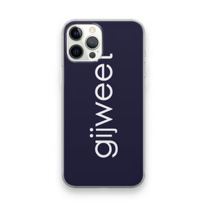 Gijweet: iPhone 12 Pro Max Transparant Hoesje