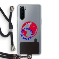 Run The World: OnePlus Nord Transparant Hoesje met koord