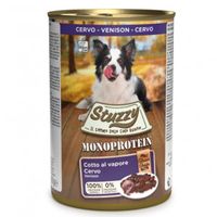 Stuzzy Monoprotein hertenvlees nat hondenvoer 400 gram 4 dozen (24 x 400 g)