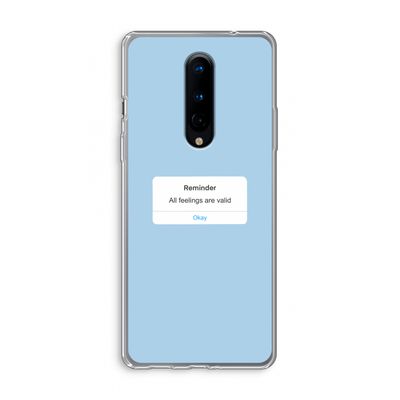 Reminder: OnePlus 8 Transparant Hoesje