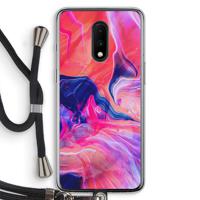 Earth And Ocean: OnePlus 7 Transparant Hoesje met koord