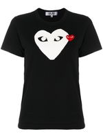 Comme Des Garçons Play t-shirt à logo imprimé - Noir - thumbnail