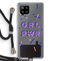 GRL PWR: Samsung Galaxy A42 5G Transparant Hoesje met koord